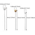 thumbnail image 2 of Needle and Thread Kit Sewing Pins Set for DIY Projects Straight Pins with Multicolor Pearlized Heads for Fabric Quilting and Crafting, 2 of 3