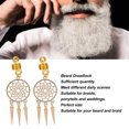 thumbnail image 3 of Beard Dreadlock Accessories, Alloy Golden Spider Web Beard Dreadlock Accessories  for Role Playing, 3 of 8