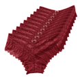 thumbnail image 1 of B91xZ Culottes Aguichant en Dentelle pour Femmes Coton Extensible Respirant, Rouge m, 1 of 2