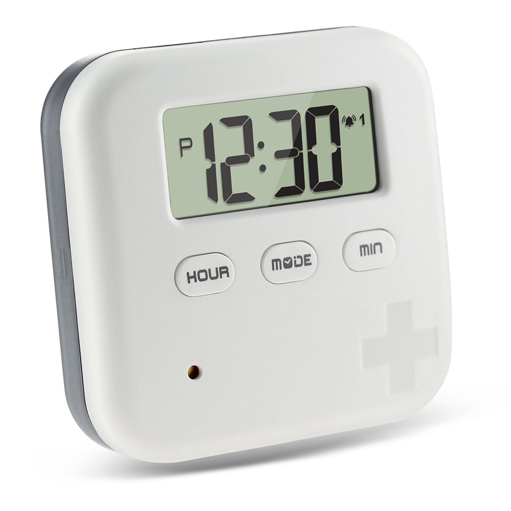 Yeacher Dust-proof Separated Pill Organizer Pill Box Case Electronic Timer Alarm Clock Reminder Medicine Storage Dispenser