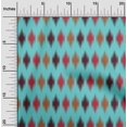 thumbnail image 1 of oneOone Viscose Chiffon Fabric Argyle Ikat Print Sewing Fabric BTY 42 Inch Wide, 1 of 1
