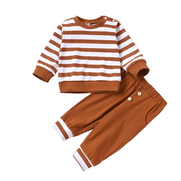 Zshosam Toddler Boys Clothes Modern Baby Boy Clothes Toddler Outfit Long Sleeve Sweatshirt Pants Cute Fall Winter Outfits Size 6 12 Months,(Yellow 6-12 Months)