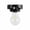 C, variant on Vwrxbz Solar Wall Light Outdoor IP65 Waterproof Motion Sensor Wall Lamp with Infrared Detection for Garden Garage Patio