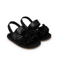 thumbnail image 2 of Baby Toddler Girls Soft Open Toe Summer Sandals Flower Princess Flat Shoes, 2 of 6