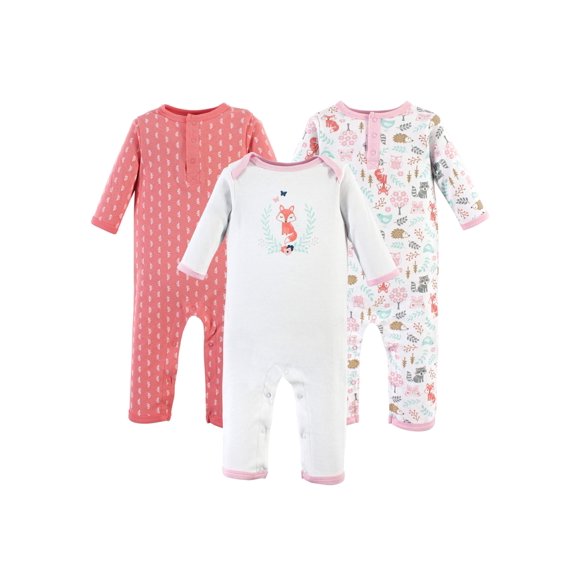 Hudson Baby Combinaisons en Coton pour Bébé, Woodland Fox, 18-24 Mois