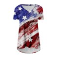 thumbnail image 3 of Birdeem Chemises Imprimées Mode Décontractée pour Femmes Manches Courtes Tee-Shirt Ample Tunique Blouse, 3 of 6