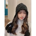 thumbnail image 1 of LinYooLi Chapeaux de Mode pour Femmes Chapeau Tressé Solide Tricoté à la Main Bonnet d'Hiver Accessoires Bonnets pour Femmes, 1 of 6