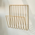 thumbnail image 4 of ABPWLY Iron Wall Book and Newspaper Rack Storage Rack Home Bedroom Study Wall Storage Rack Clearance Home Needs Canada Days House Items Home Needs, 4 of 6