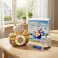 thumbnail image 3 of HTHLVMD Yard Game, Party Bubble Machine, Light-Up Bubble Device, Animal Captain Bubble Blower With Lights, Rechargeable Boat-Style Bubble Maker, Includes Charging Cable & Bubble Solution, Green, 3 of 7