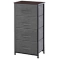 thumbnail image 1 of HOMCOM Linen 4 Drawer Cabinet Organizer Storage Dresser with Metal Frame, 1 of 2