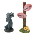 thumbnail image 2 of Garden Statue Accessories, Waterproof Miniature Dragon Statue Set Delicate  For Lawn For Window, 2 of 8