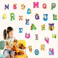 thumbnail image 1 of Cartoon Colorful 26 Letters Alphabet Wall Sticker Kids Room Nursery Room Decor Wall Decal Vinyl Bedroom Mural, 1 of 5