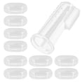 thumbnail image 2 of Tbest 10pcs Baby Finger Toothbrush Infant Silicone Soft Finger Toothbrushes For Newborn,Soft Finger Teeth Brushes, 2 of 8