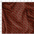 thumbnail image 4 of Soimoi Red polyester Crepe Fabric Floral & Be You Text Print Sewing Fabric BTY 42 Inch Wide, 4 of 5