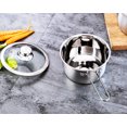 thumbnail image 4 of TOYTEXX 2 PCS Stainless Steel Pot Set, 20cm Soup Pot and 16cm Sauce Pot, 4 of 5