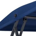 thumbnail image 3 of Flora 3-Seat Patio Swing with Canopy and Striped Accent Pillows, 3 of 9