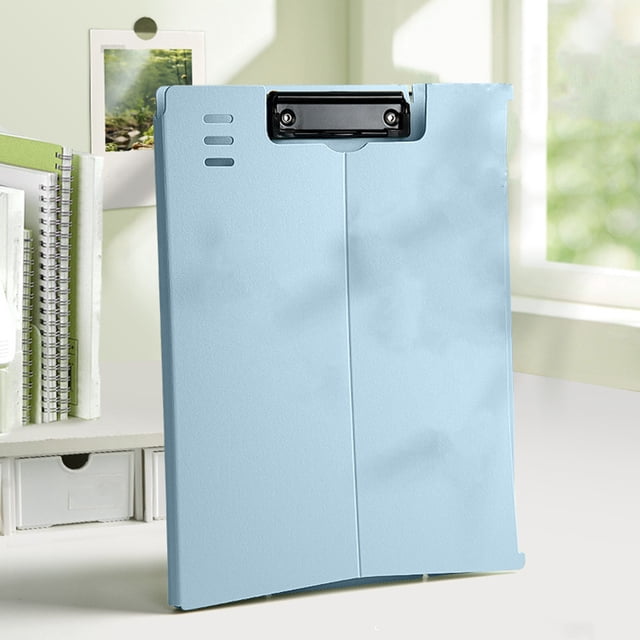 BAOPAI Porte-Documents de Bureau Pliant à Pince, Plastique Robuste à Pince Basse, Organisateur Portable pour Rangement de Dossiers