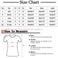 thumbnail image 2 of Blouse Mode Femme Dégradé Imprimé Col en V Manches Courtes T-Shirt Ample, 2 of 8
