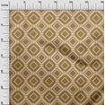 thumbnail image 3 of oneOone Georgette Viscose Light Brown Fabric Geometric Craft Projects Decor Fabric Printed By The Yard 42 Inch Wide, 3 of 5