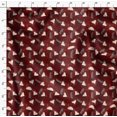 thumbnail image 4 of Soimoi Red Poly Georgette Fabric Text & Tacos Food Fabric Prints By Yard 42 Inch Wide, 4 of 5