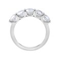 thumbnail image 2 of 2cttw Diamond 5 Stone U Prong Wedding Round Cut Ring 14k White Gold, 2 of 4