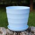 thumbnail image 4 of QTOCIO Colourful Plastic Flower Pot Succulent Flowerpot Home Office Decor, 4 of 4