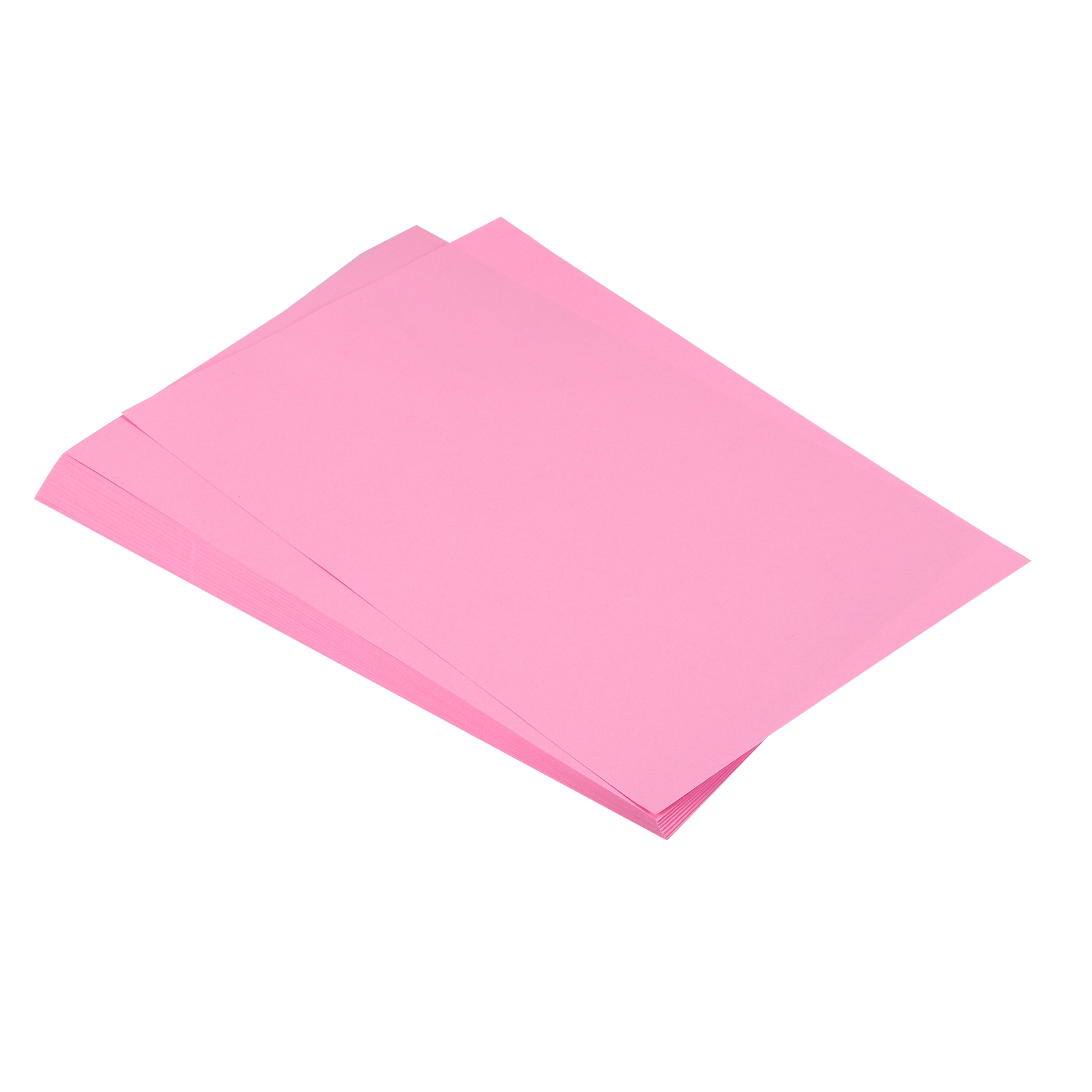 Unique Bargains 75 Sheets A4 Colored Print Copy Paper 8.5' x 11' Origami Paper Printer Paper 80gsm for Printing, Pink