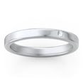 thumbnail image 3 of Bague Empilable avec Pierre de Naissance Gravée - Zircon Cubique / Topaze Blanche (Avril), 3 of 7