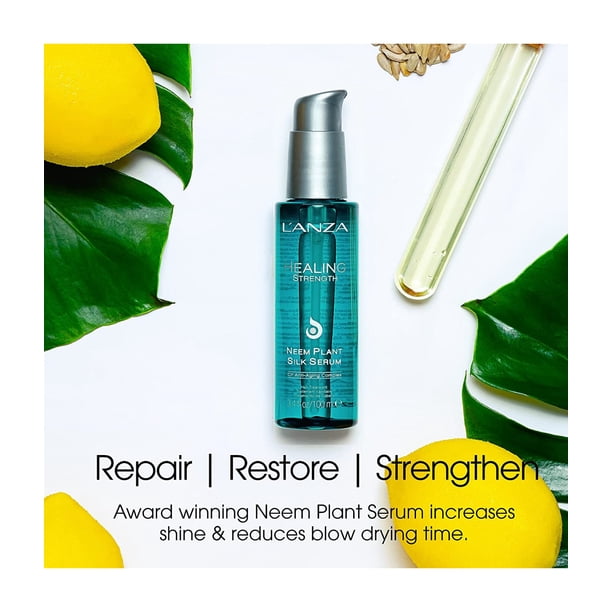Healing Strength Neem Plant Silk Serum by Lanza for Unisex - 3.4