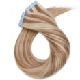 thumbnail image 2 of Extensions de Cheveux Humains à Bande Brésilienne Cheveux Soyeux Lisses Cheveux Complets 20 Pcs, 2 of 7