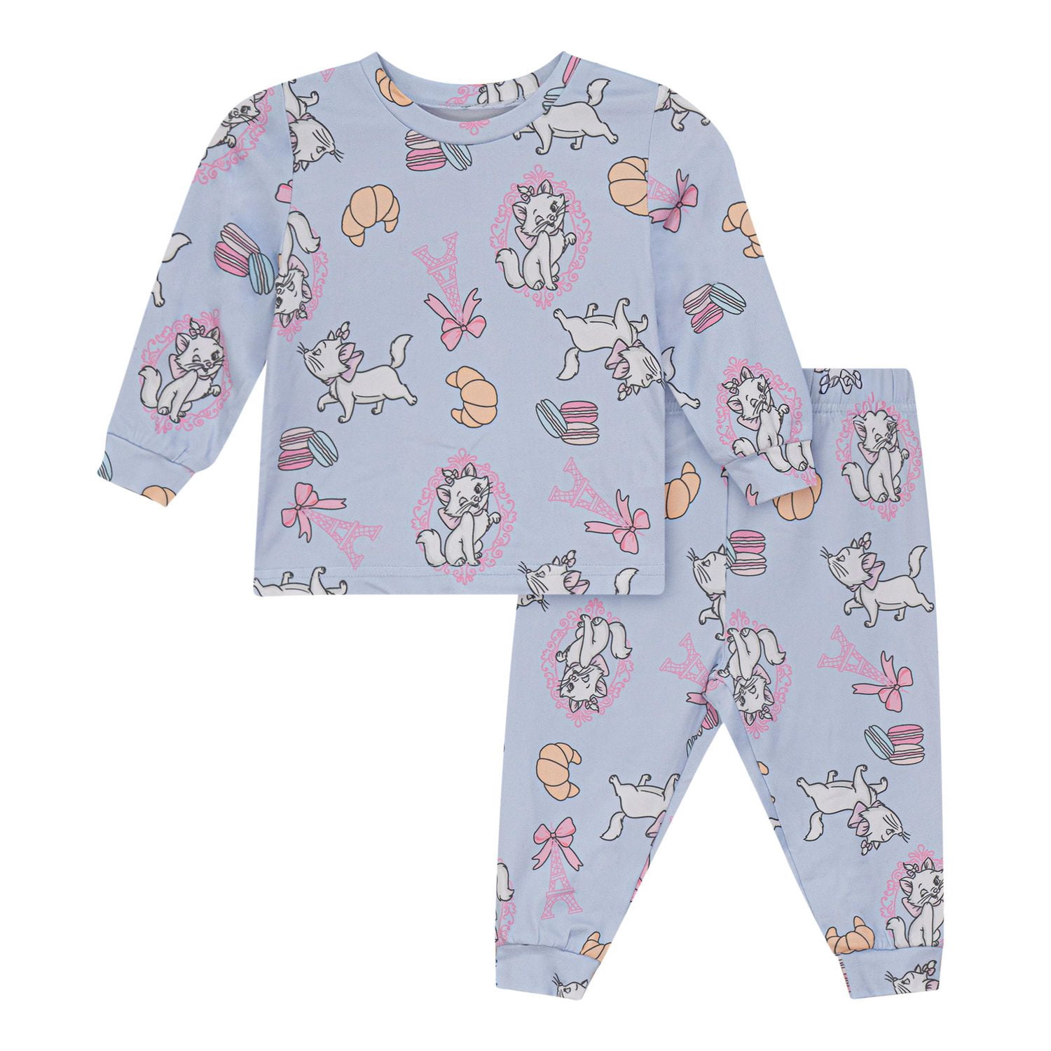 Disney Marie Girls' Pajamas 2-piece Set