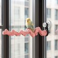 thumbnail image 5 of Parrot Window Bird Perch Strong Suction Cup Textured Resin Nail Grinding Stand for Small Birds Conure Cage Accessory, 5 of 5