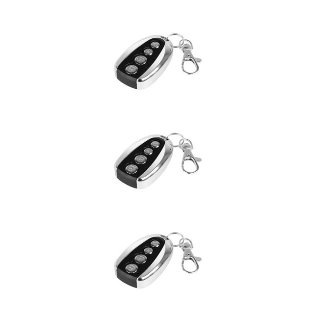 Guardoinrt 433 MHZ 4 Boutons Clone Garage Porte de Voiture Télécommande Clé No.02 3Ensemble