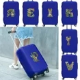 thumbnail image 2 of Housse de Valise Lavable Housse de Protection Étui Anti-Rayures Housse Adaptée Motif Imprimé Tigre de jungle Convient aux 18-32 Pouces Tigre de jungle letterN m, 2 of 6