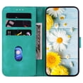 thumbnail image 4 of Compatible with Samsung Galaxy A02 Embossed Lily Wallet Case with Card Holder PU Leather Flip Cover, 4 of 5