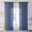 Blue, variant on Wuztai Solid Color Sheer Curtains, Rod Pocket Lightweight Curtains, Sheer Drapes for Living Room Bedroom Window