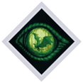 thumbnail image 1 of RIOLIS Counted Cross Stitch Kit 7.75"X7.75"-Dragon Eye - R2162, 1 of 1