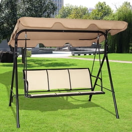 Toit de Remplacement pour Balançoire de Jardin - Toit Universel pour Balançoire de Porche Ou Transat de Jardin, 2-3 Places, 191 X 120 cm