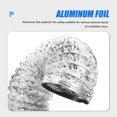 thumbnail image 4 of QUMIIRITY Metal Dryer Vent Hose Vent Hose Aluminum Foil Practical Design 1Set, 4 of 5