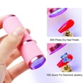 thumbnail image 4 of WIFKLSIIPG Mini UV LED Nail Lamp for Gel Nails 9 LED Flashlight Portability Nail Dryer Machine Nail Art Tools UV Light, 4 of 7