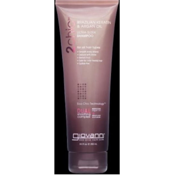 Giovanni Hair Care Products 1173939 Shamp 2Chic Keratin&Argan - 24 Fl oz