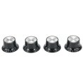 thumbnail image 2 of Guitar 2 Tone 2 Volume Control Knobs Silver Top Hat Bell For Gibson Les Paul SG, 2 of 11