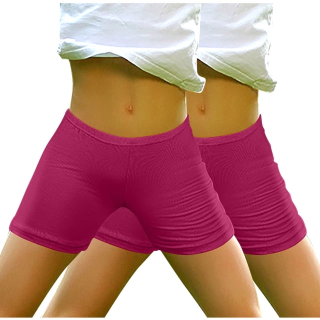 Birdeem Short pour Filles Mode Décontractée Printemps et Été Uni Taille Élastique Short pour Enfants