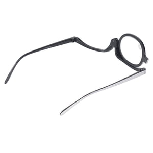 Magnifying Makeup Glasses, Makeup Reading Glasses Single Flip Up Lens Comfortable Wear with Eyeglass Case for Makeup +4.00