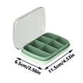 thumbnail image 1 of Weekly Pill Organizer with Pill Cutter | 7 Compartment Travel Pill Case | Portable Medicine Storage Box for Daily Medication and Small Items | Round Pill Container for Home, Office, and Travel, 1 of 3