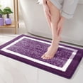 thumbnail image 1 of Vacemry Microfiber Bath Mats for Bathroom Non , Absorbent Soft Shower Floor Mat, Quick Dry Washable Bathroom Rugs for Tub Sink Laundry Room, 16x24 Inches, 1 of 6