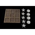 thumbnail image 2 of Starfish and Sand Dollar 9 inch Tic Tac Toe Game Board, 2 of 5