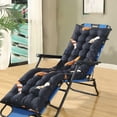 thumbnail image 4 of SLYNSHome Clearance Lounger Cushions Rocking Chair Cushions with Print Non-Slip Soft Rocker Chair Pads for Indoor Outdoor Furniture, 4 of 8