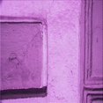 thumbnail image 1 of Ahgly Tapis d'Intérieur Lavable en Machine Carré Violet Transitionnel, 7 Pieds Carré, 1 of 7