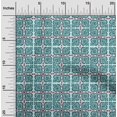 thumbnail image 1 of oneOone Silk Tabby Fabric Arrow|Swirl & Floral Block Printed Craft Fabric BTY 42 Inch Wide, 1 of 4